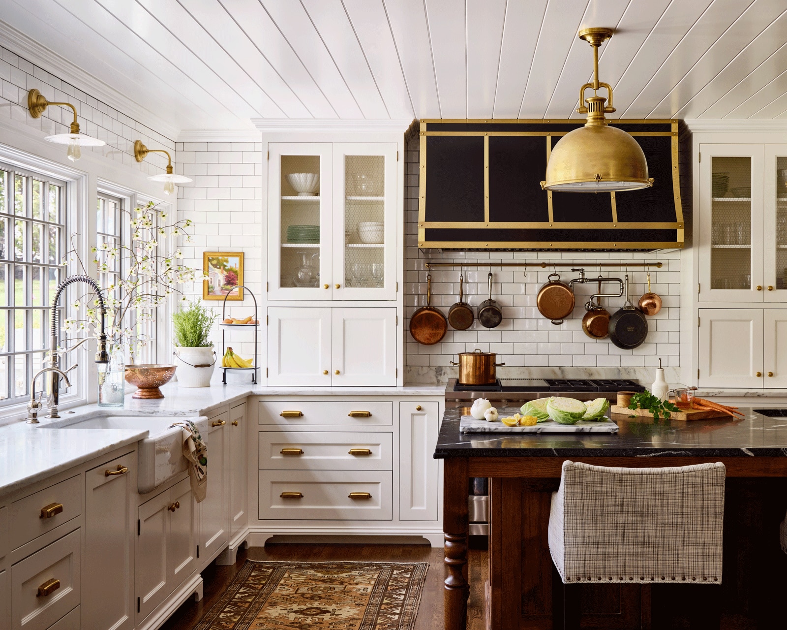 Traditional kitchen design by Katie Rosenfield