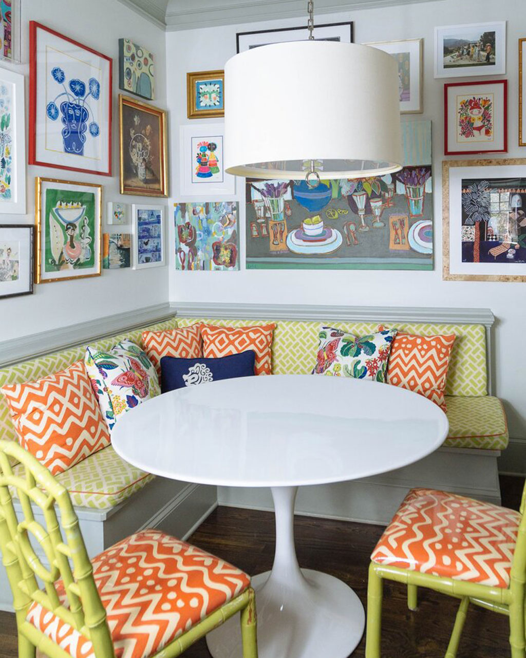 Banquette design by Jenna Gross