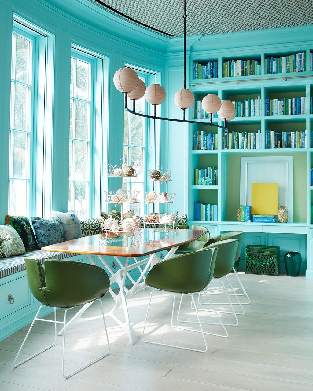 Kitchen dining area in Stephen SIlls' project in Naples, Florida