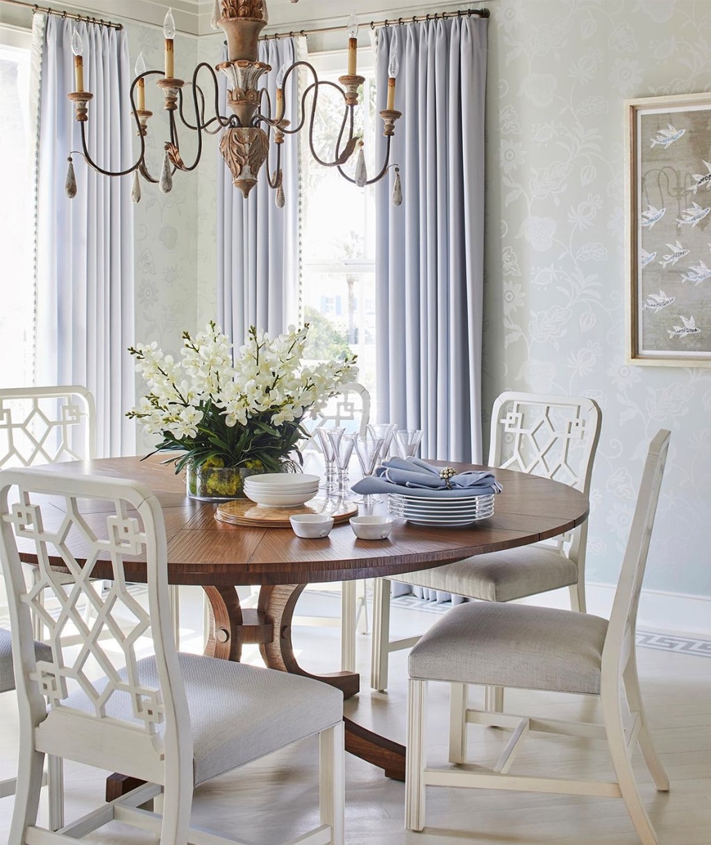 A featured dining room from Designer Nellie Howard Ossi