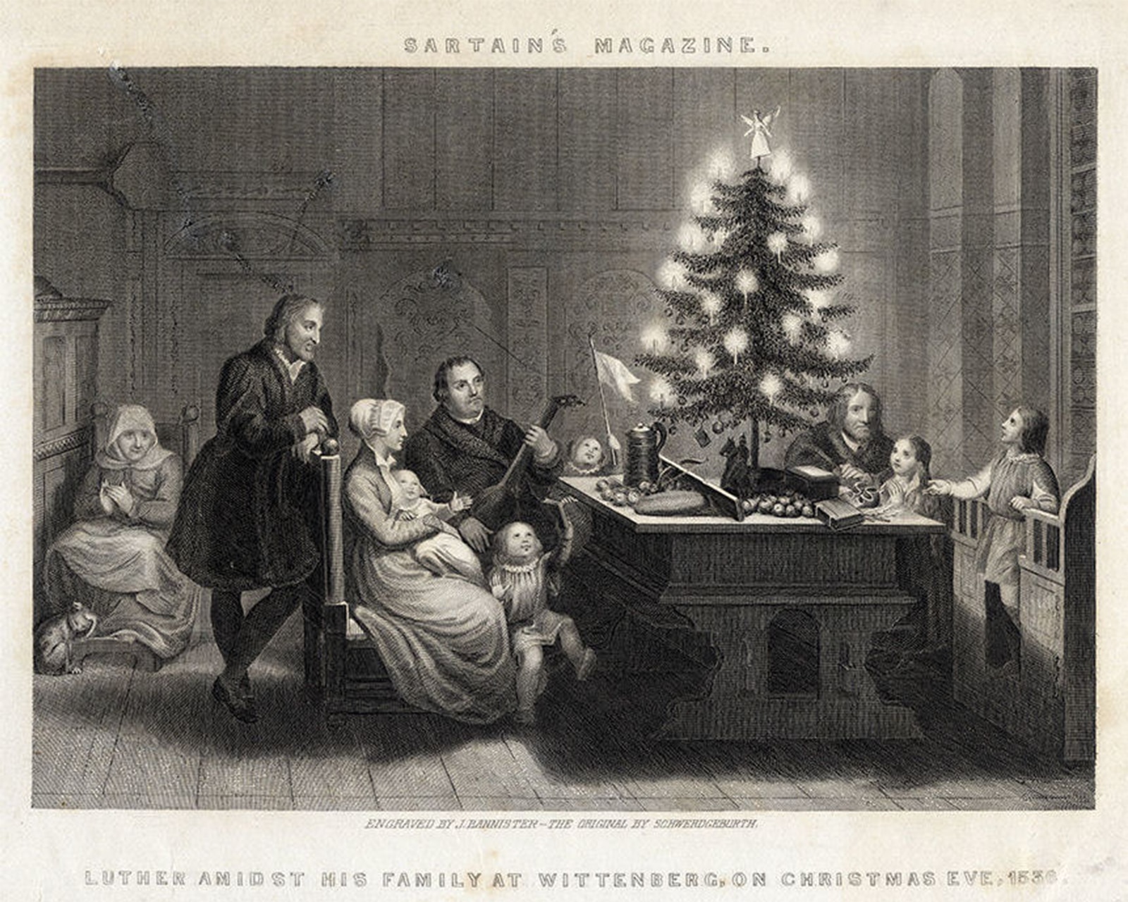 Martin Luther 1536 Christmas Tree