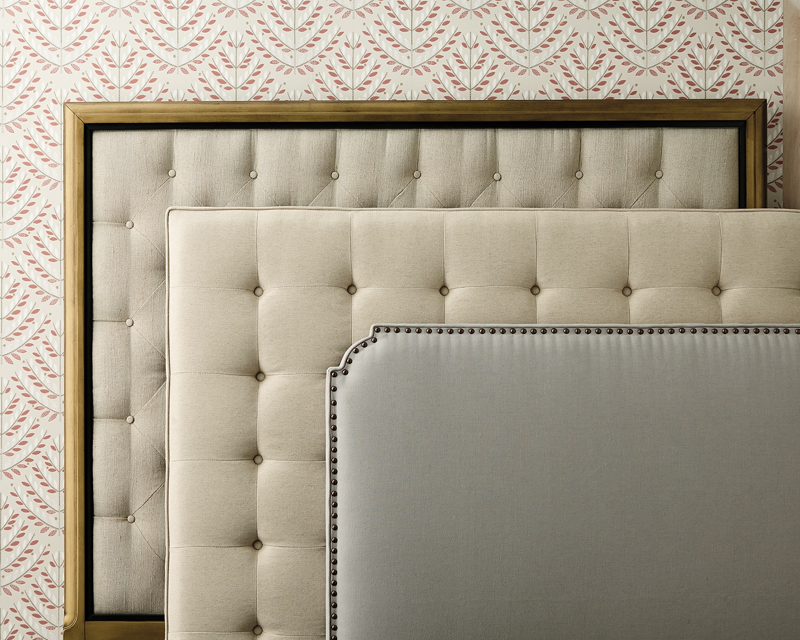 Burlap and Upholstered Headboards