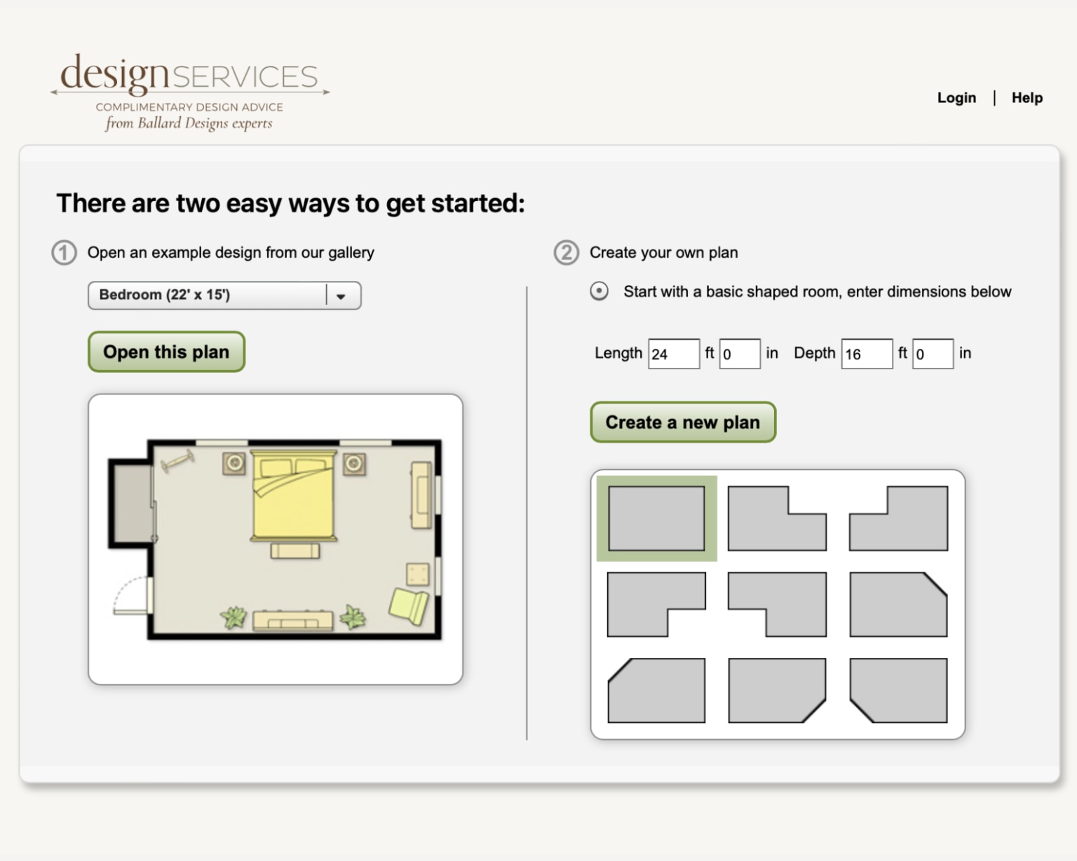 Room Planner Tool