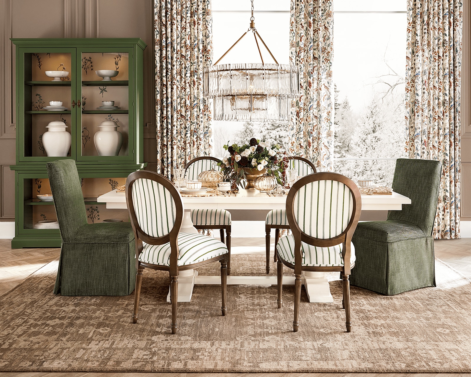 Green Dining Room