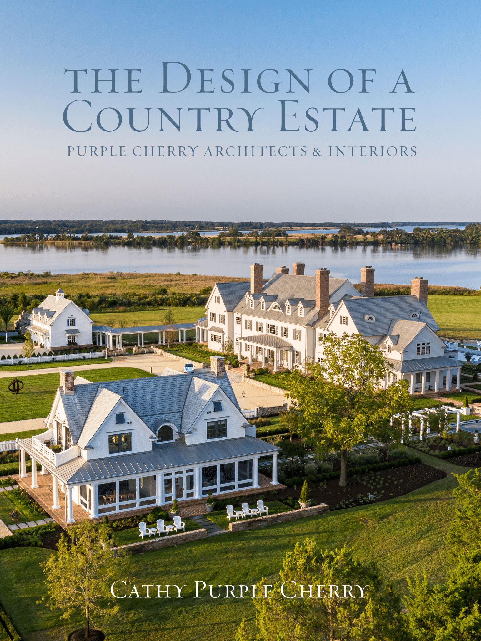 Book cover for The Design of a Country Estate by Cathy Purple Cherry