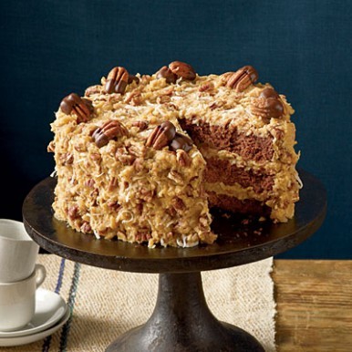 Recipe: Mama’s German Chocolate Cake - How to Decorate