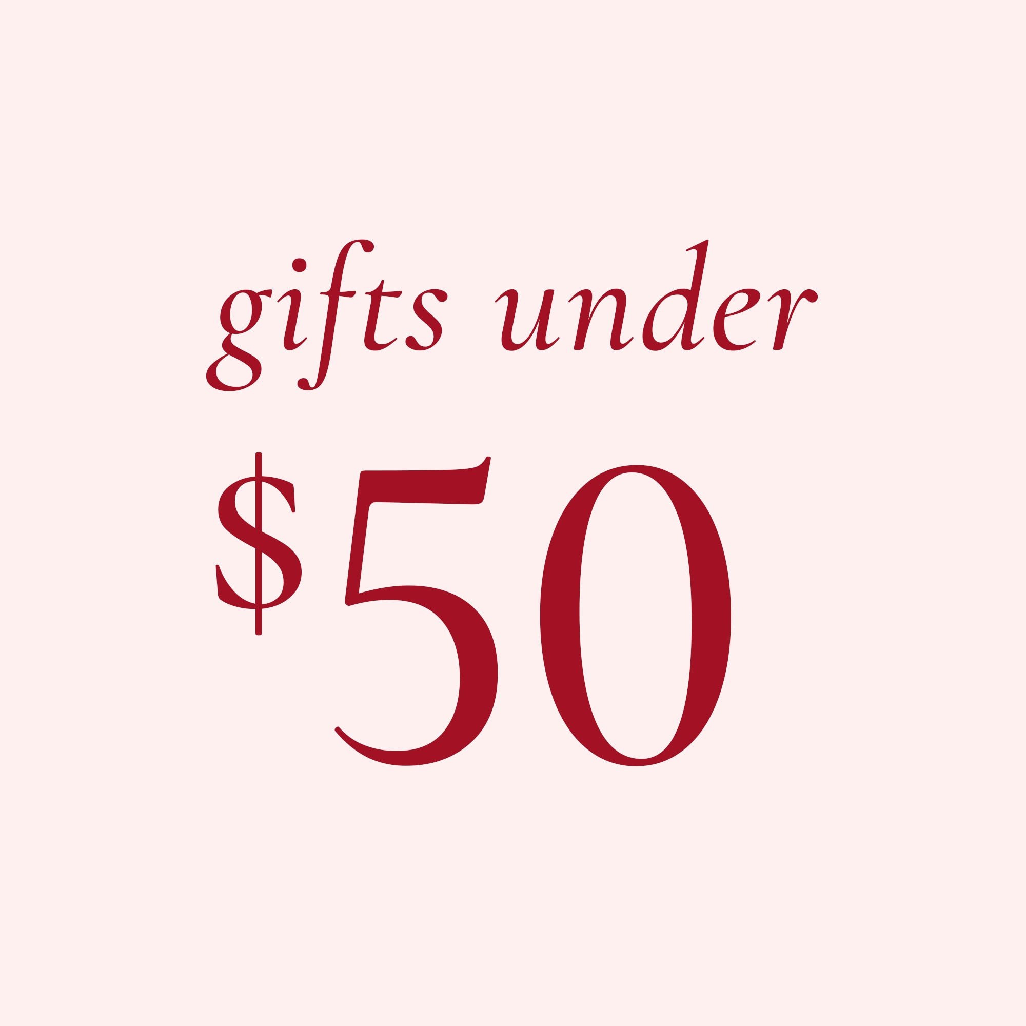 Gifts Under $50