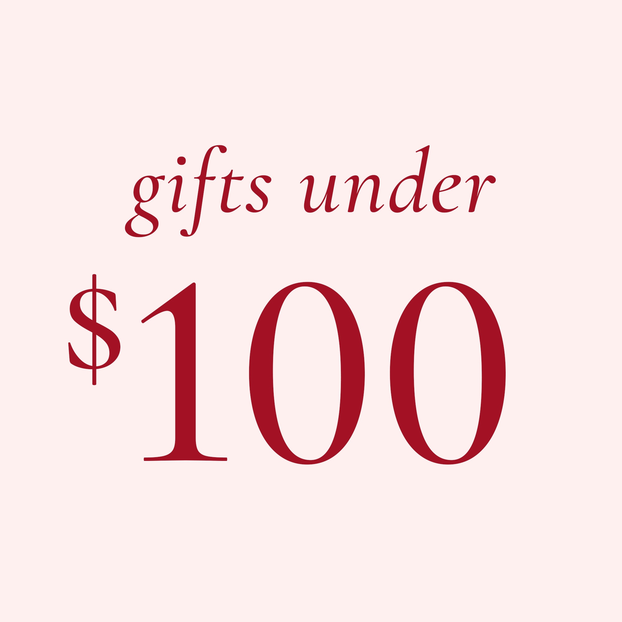 Gifts Under $100