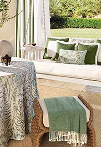 Outdoor patio furniture and accessories cozy group seating | Ballard Designs